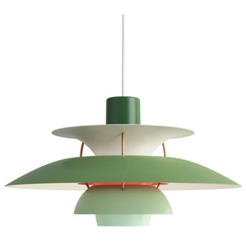 Mid-Century Pendant Lamp, Large, Green