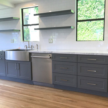Dark Gray Shaker Kitchen