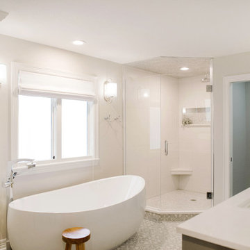 Clean and Tranquil Master Bathroom
