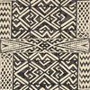 Ivory Black Indoor Outdoor Mika Area Rug by Loloi, 5'3"x7'8"