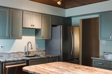 Minimalist kitchen photo in Other