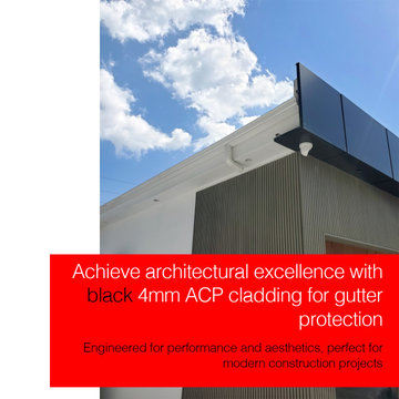 Aluminum Composite Panel (ACP / ACM) Gutter Lining and Soffit System in LA, CA