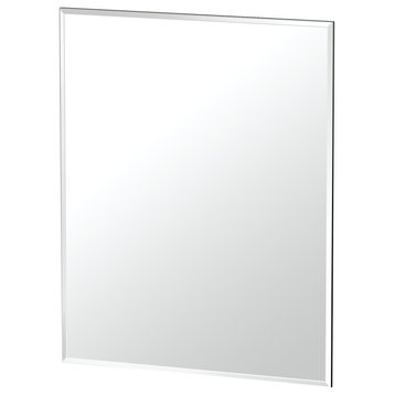 24" Flush Mount Frameless Rectangle Mirror