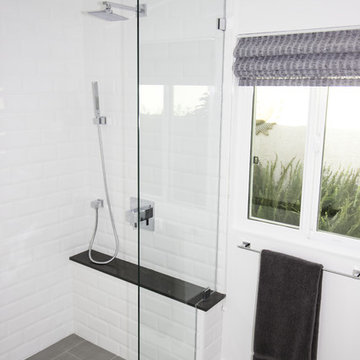 Modern new Masterbath construction in Glendora