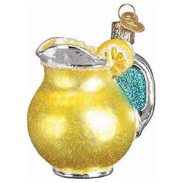 Old World Christmas Summer Drink Lemonade Glass Blown Ornament