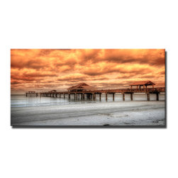 Ready2HangArt - "Vitality" Canvas Art By Bruce Bain, 12"x24" - Prints And Posters