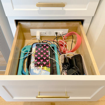 Kitchen In-Drawer Charging Outlets