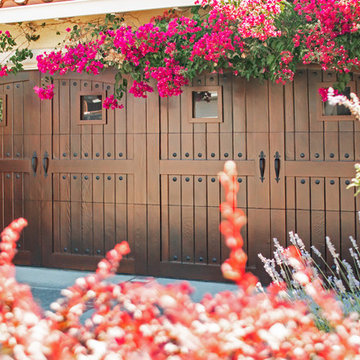 Suisun City Custom Wood Carriage House Garage Door