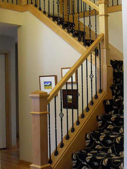 Alder handrail & stair posts