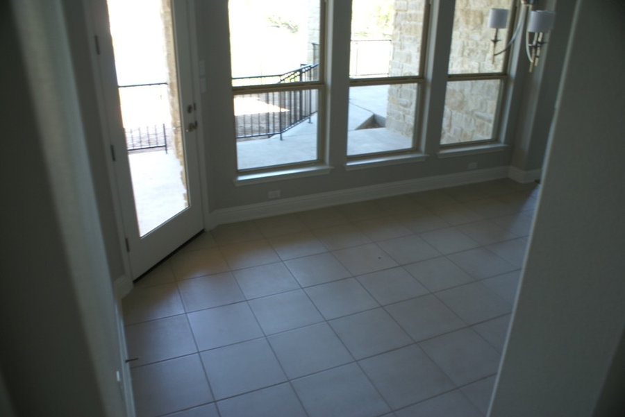 Glass tile, Engineered wood and stacked stone