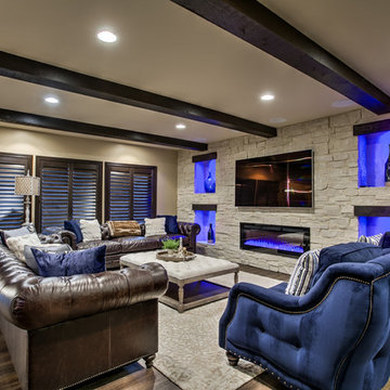 Tuscan Style Basement
