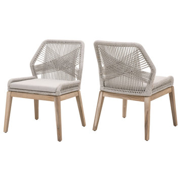 Loom Outdoor Dining Chair, Set of 2