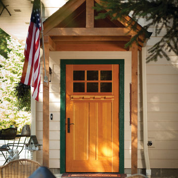 Rogue Valley Entry Doors - Entry door complete with all wood textured design