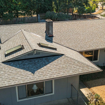 Roof Replacement in Renton, WA with Duration Shingle in Quarry Gray