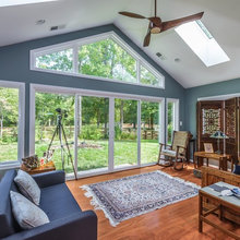 Sunroom, full bath, mudroom, storage upstairs