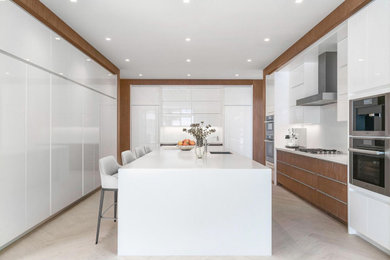 Inspiration for a contemporary kitchen remodel in Miami