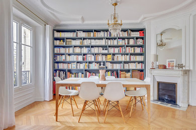 Exemple d'une salle à manger tendance.