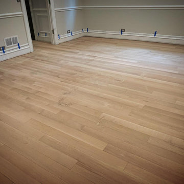 Refinishing Water Damaged Hardwood Floor in Chicago