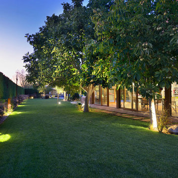 Jardín en la zona norte de Madrid