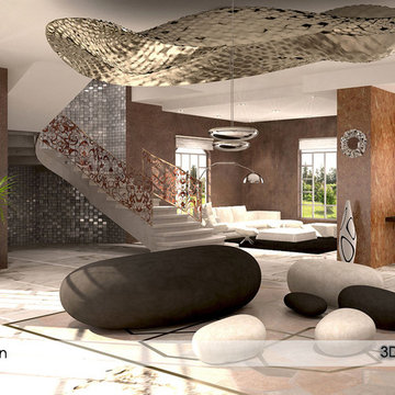 Modern interior villa