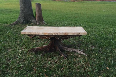 Custom Travertine Tables