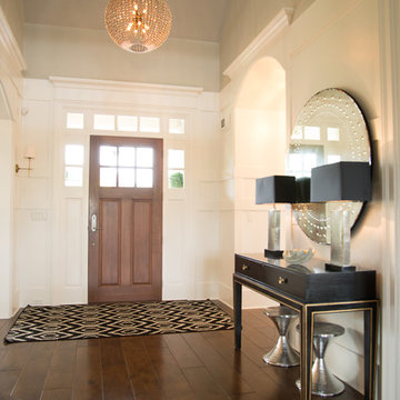 Classic Meets Eclectic in Grand Craftsman-Inspired Home By Blue Garnet Design/ T