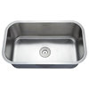 Undermount Single Bowl Sink with Pull Out Kitchen Faucet