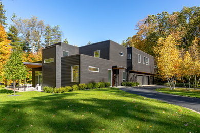 This is an example of a modern exterior in Grand Rapids.
