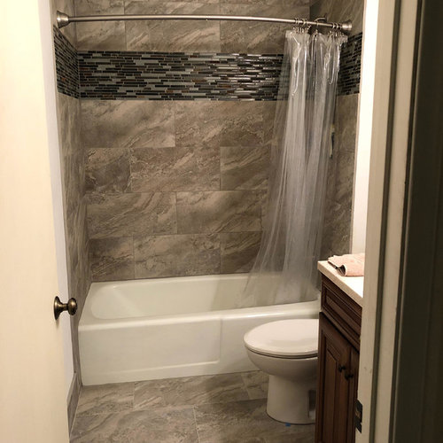 Accent Tile Or No In Stall Shower, How To Use Accent Tile In Shower