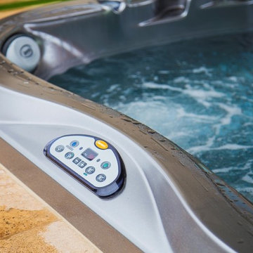 Jacuzzi, Pool, and Grill Backyard