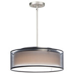 Maxim Lighting - Prime 16"W LED Pendant - This collection of LED drum fixtures feature many options of fabric shades with an internal acrylic diffuser which twist locks into place. The result is a crisp clean look without any exposed screws or knobs. Whether you are looking for residential or commercial, there is sure to be a combination for your application.