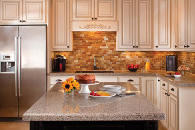 Kitchen - traditional kitchen idea in Toronto