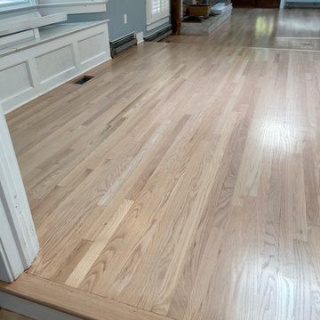 Floors refinished, all trim painted white , stairs & Flush Vents