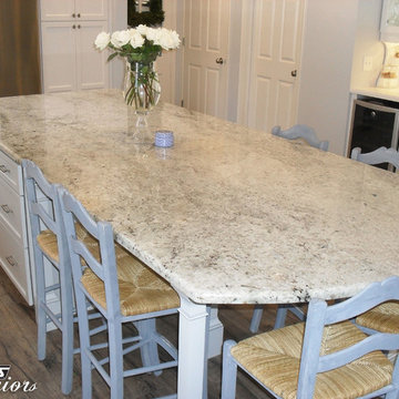 White & Blue Dream Kitchen