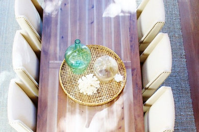 Beach style dining room photo in Jacksonville