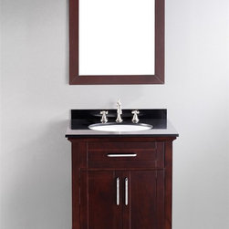 Bosconi 26'' Contemporary Single Vanity SB-2203 - Bath Products
