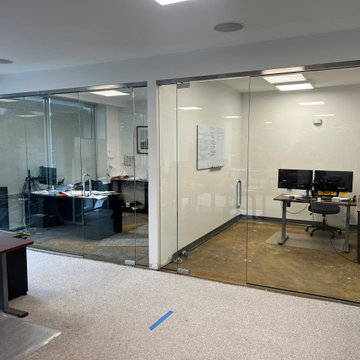 Frameless Glass Office Walls & Doors