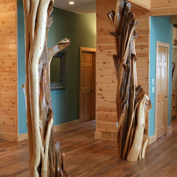 Rustic Log Columns - Products