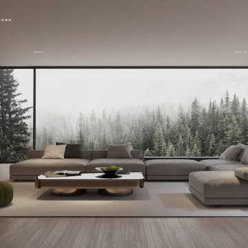 Cloud - Double-hung window with screen