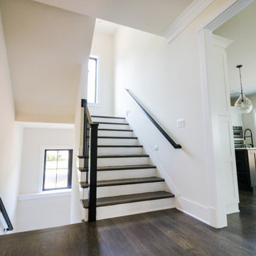 Project #65 | Contemporary Staircase with Vertical Metal Balusters