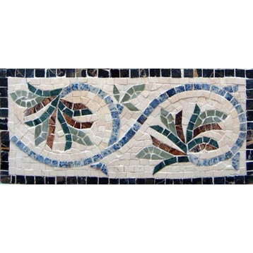 Mosaic Tile Patterns, Coneflowers, 6"x12"
