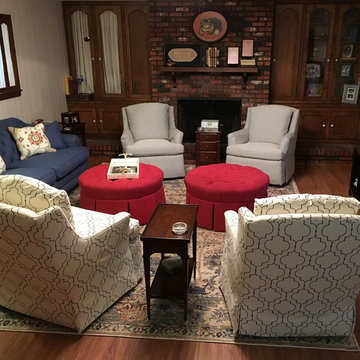 1950's Ranch Home Living Room