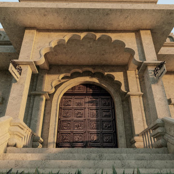 Hindu temple of Atlanta Design by ArchitectureDesigning.com