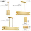 Livex Lighting Satin Brass 1-Light Mini Pendant