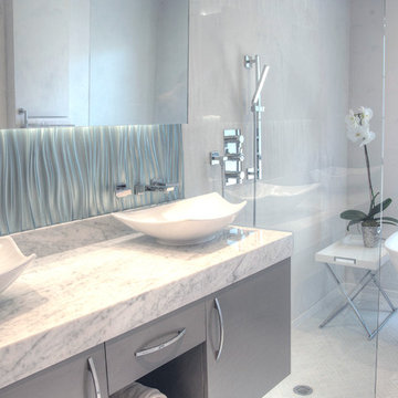 Master Bath Waterproof Veneer Plaster System