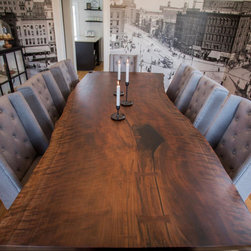 Walnut Live Edge Table - Dining Tables