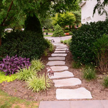 sloped backyards