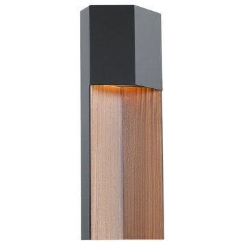 Modern Forms WS-W14220 Dusk 20" Tall LED Outdoor Wall Sconce - Black / Dark