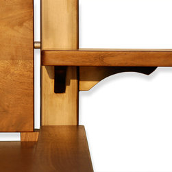 The Walnut Curve Bed - Bed Frames