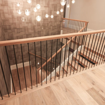 Project #81 | Modern Staircase with Integrated Seating